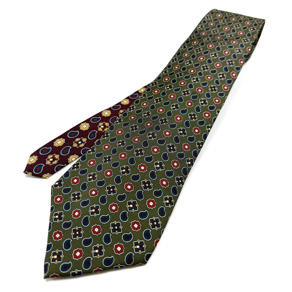 Vintage Tommy Hilfiger 100% Italian Silk Tie 4